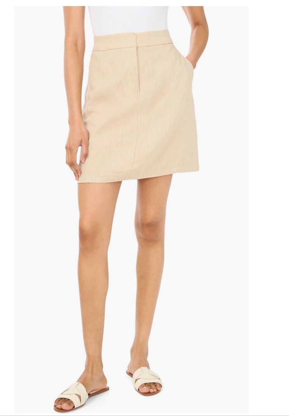 Vince Camuto Slant Pocket MiniSkirt NWT